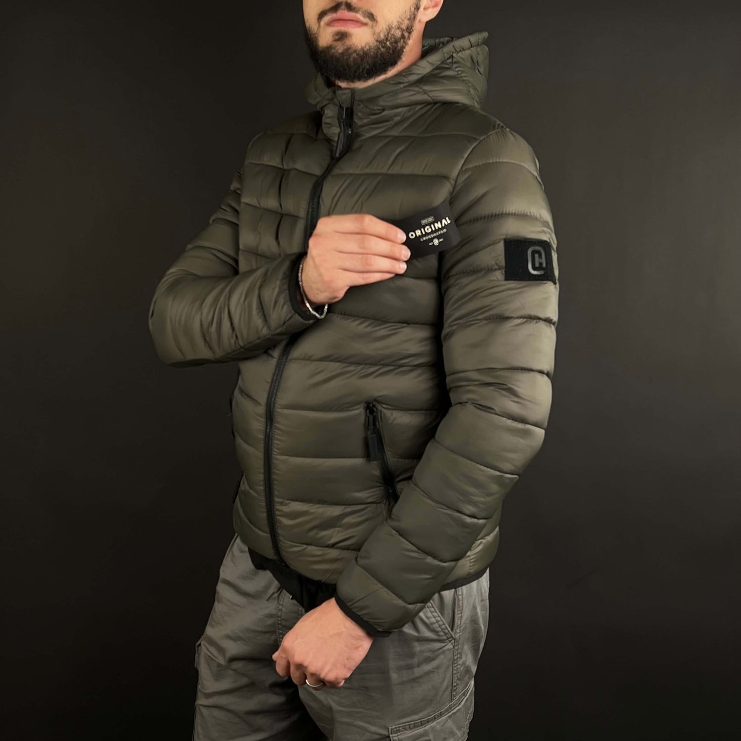 Doudoune Crosshatch Original Vert