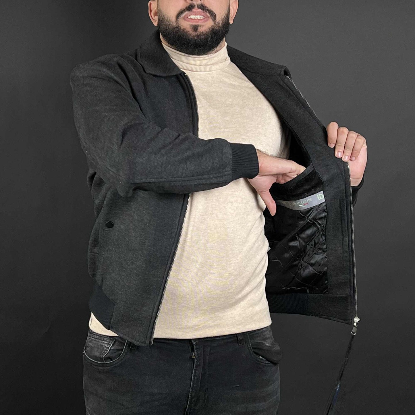 Veste David Louis OURS GRIS