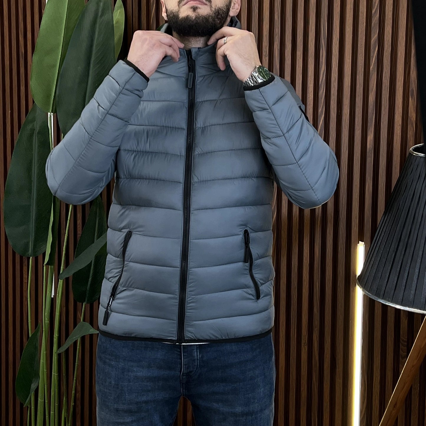 Doudoune Crosshatch Original Denim Blue