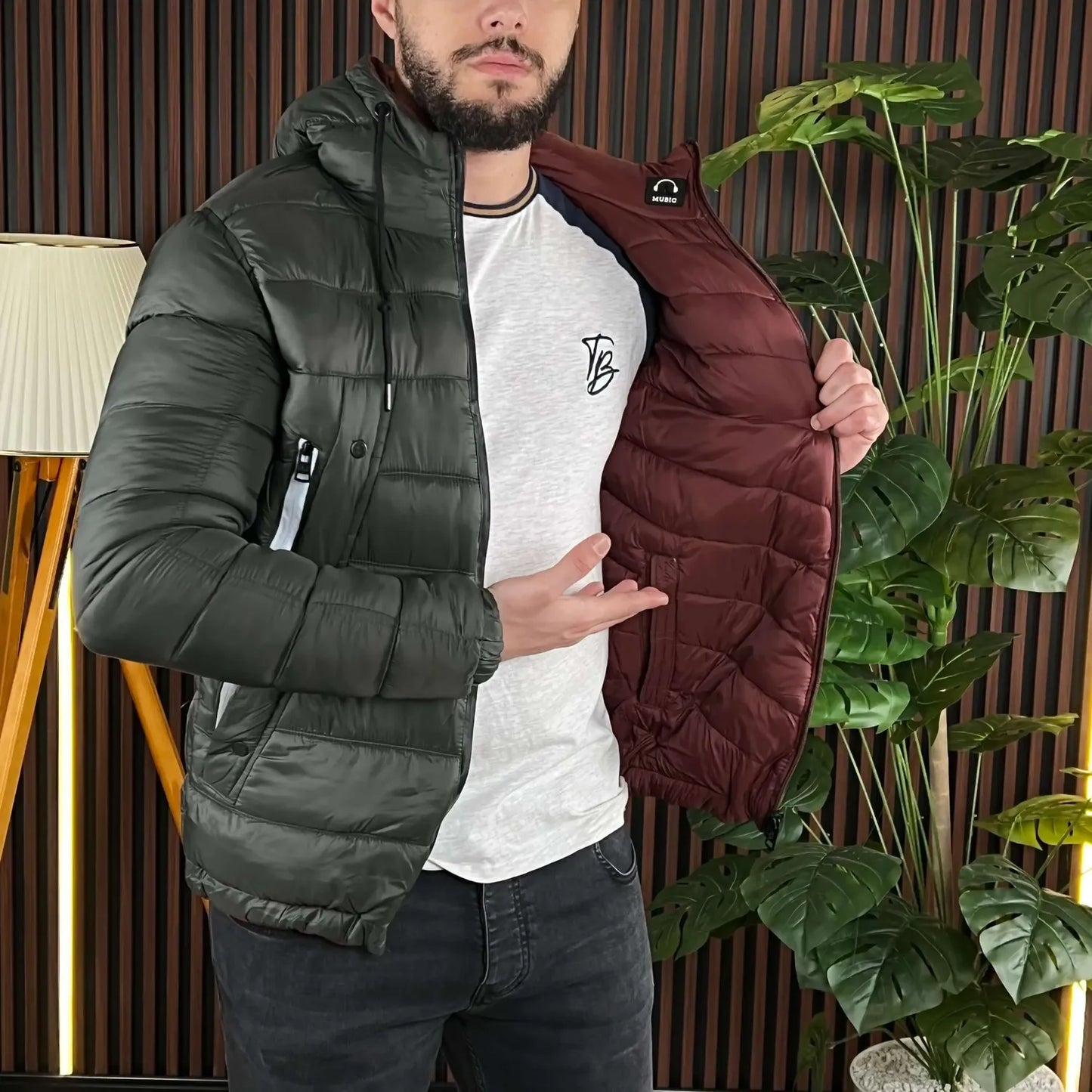 Doudoune Double Face