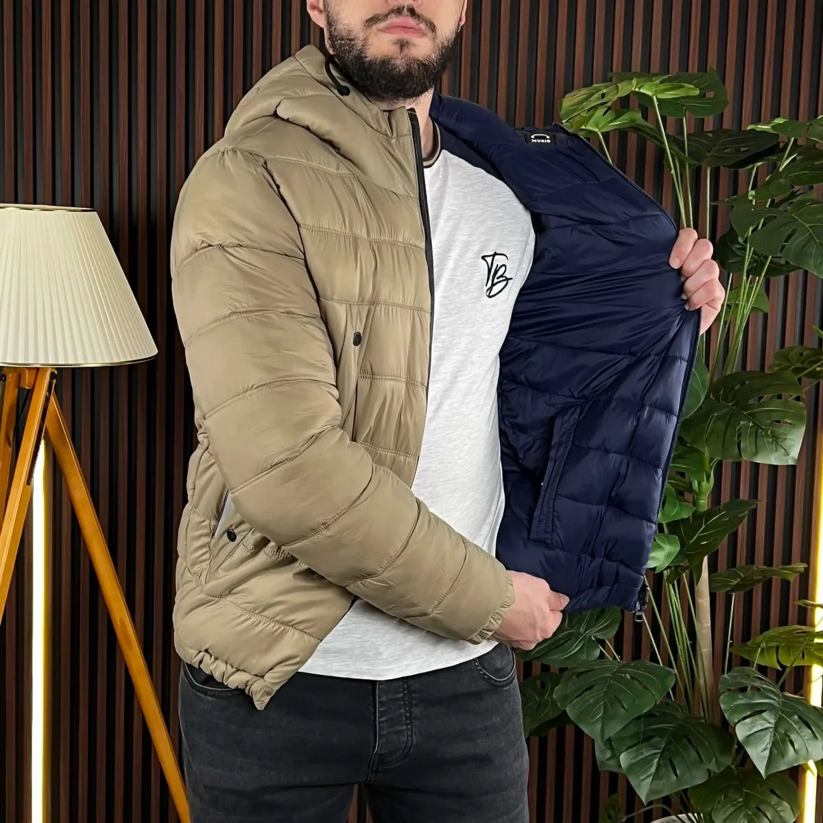 Doudoune Double Face