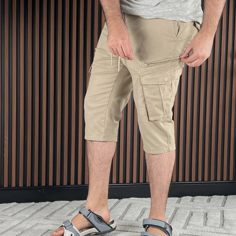 Pantacourt Pull & bear Vert Clair