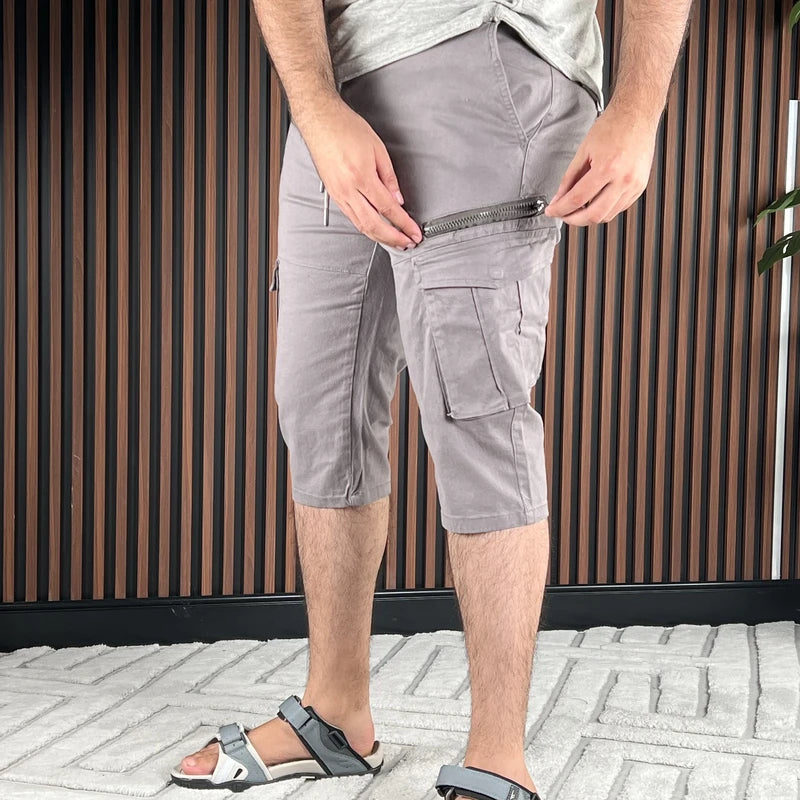 Pantacourt Pull & bear GRIS