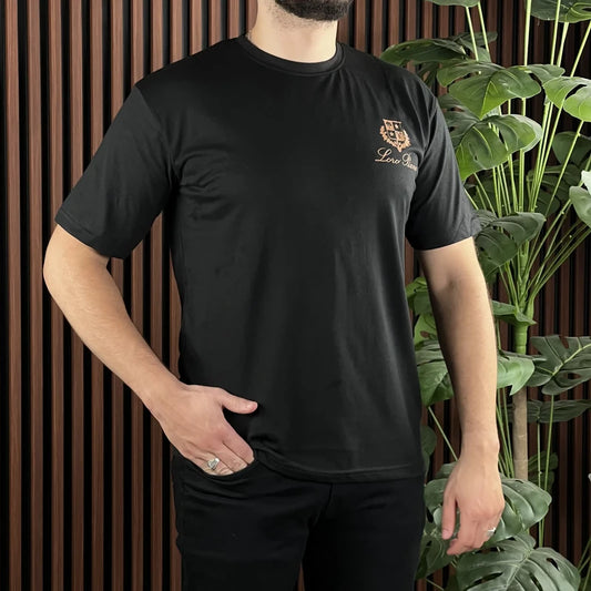 T-Shirt NOIR LORO PIANA COTON ( PROMO )