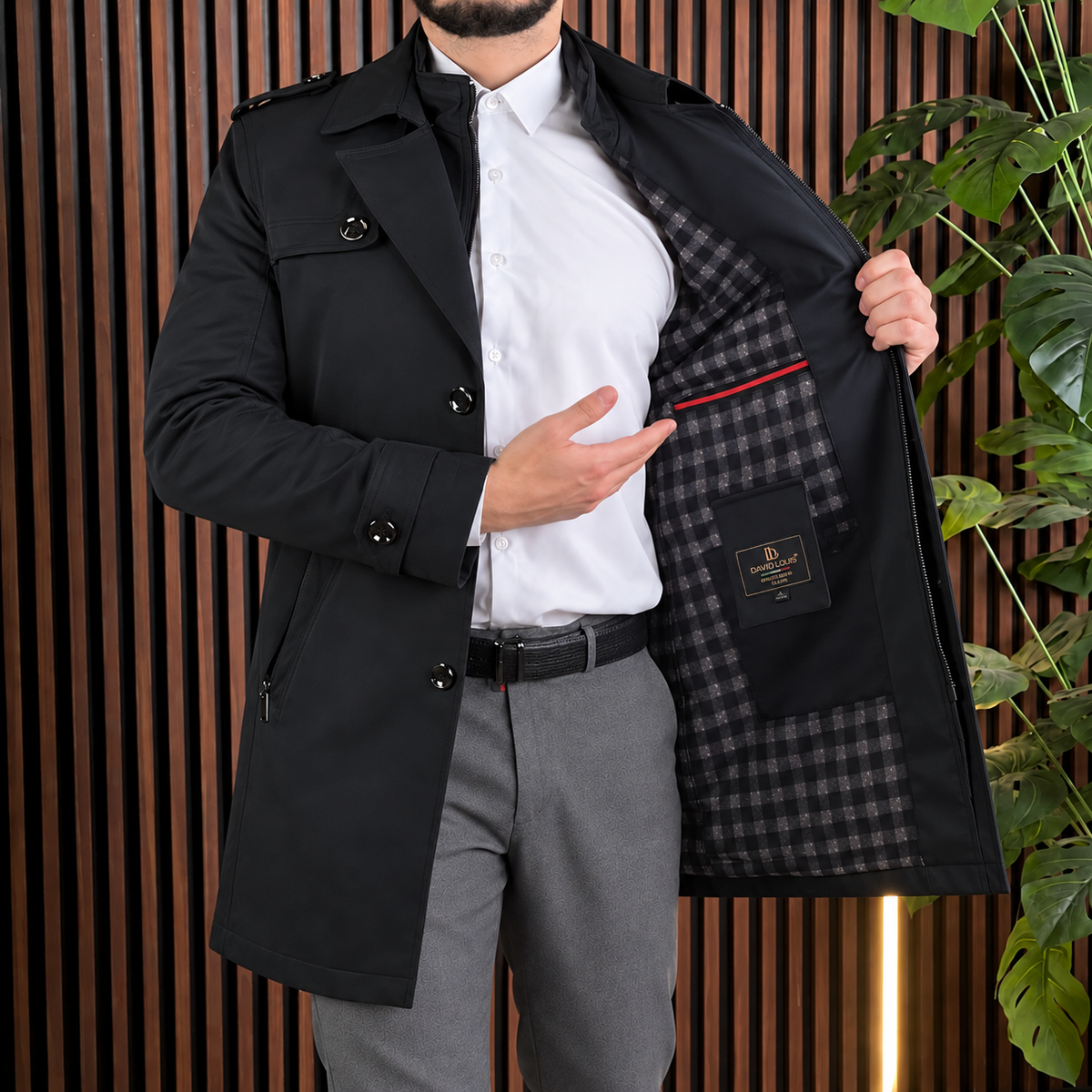 Manteau David Louis homme