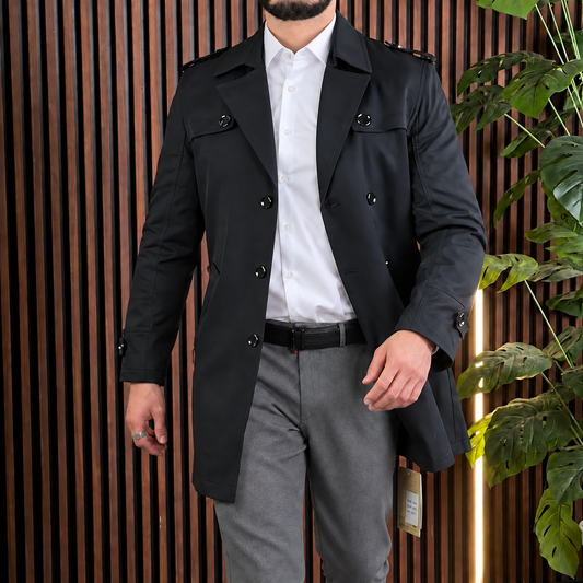 Manteau David Louis homme Bleu Nuit