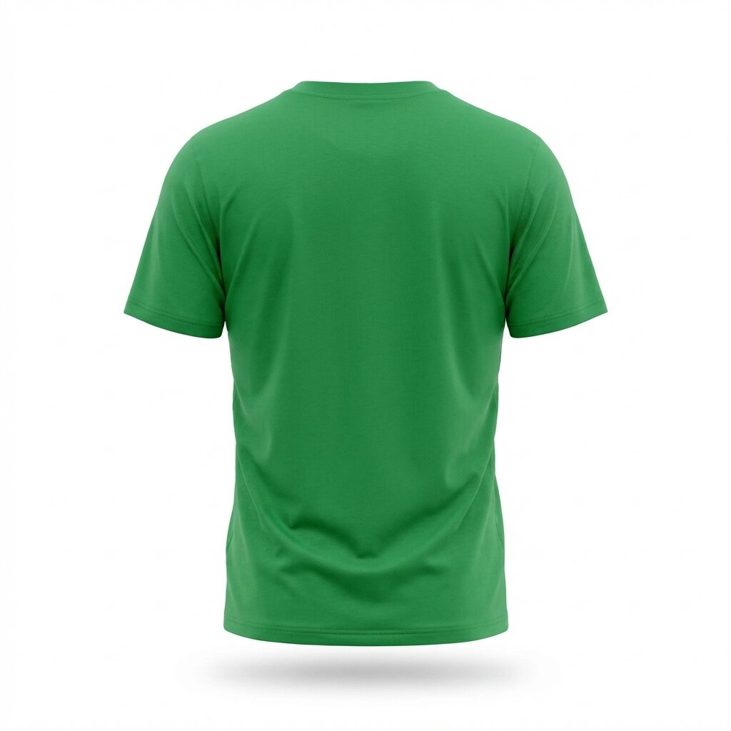 LUMBERJACK TEE BIG NATURE LOGO GREEN