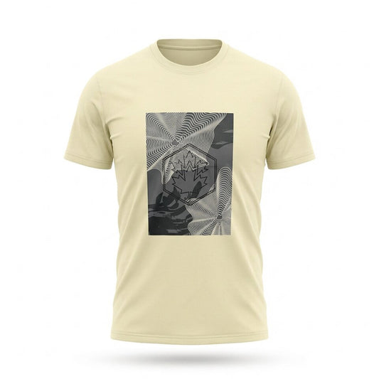 LUMBERJACK TEE BIG NATURE LOGO OFF WHITE