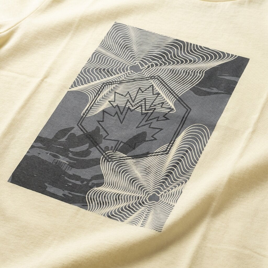 LUMBERJACK TEE BIG NATURE LOGO OFF WHITE
