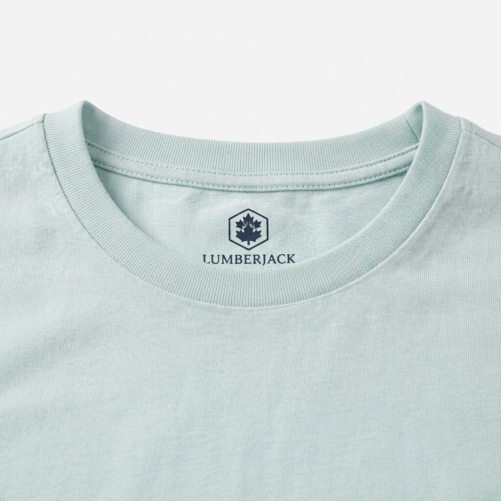 LUMBERJACK TEE MINI LOGO BLUE