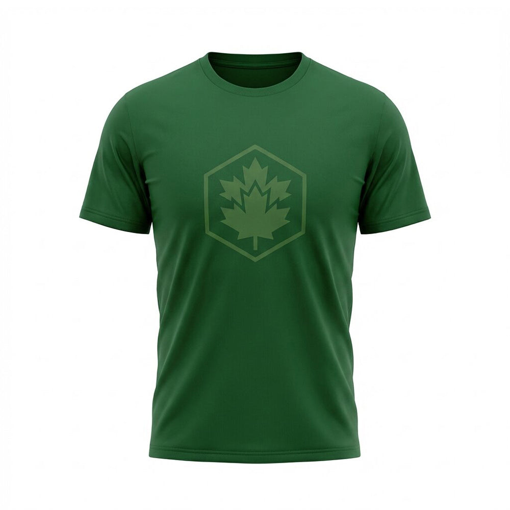 LUMBERJACK TEE BIG ICONIC LOGO GREEN