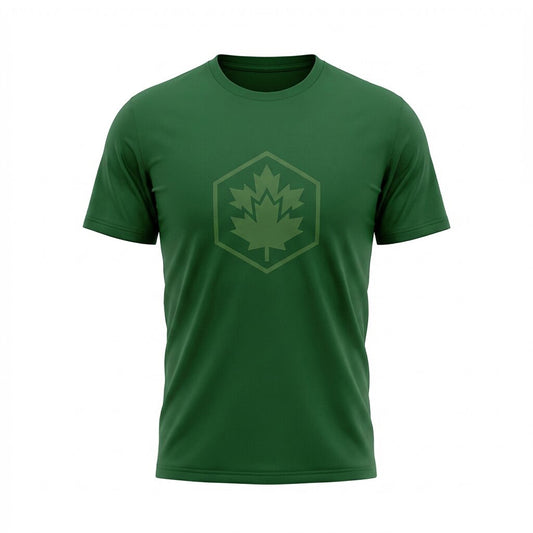 LUMBERJACK TEE BIG ICONIC LOGO GREEN