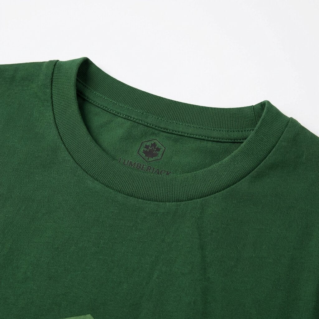 LUMBERJACK TEE BIG ICONIC LOGO GREEN