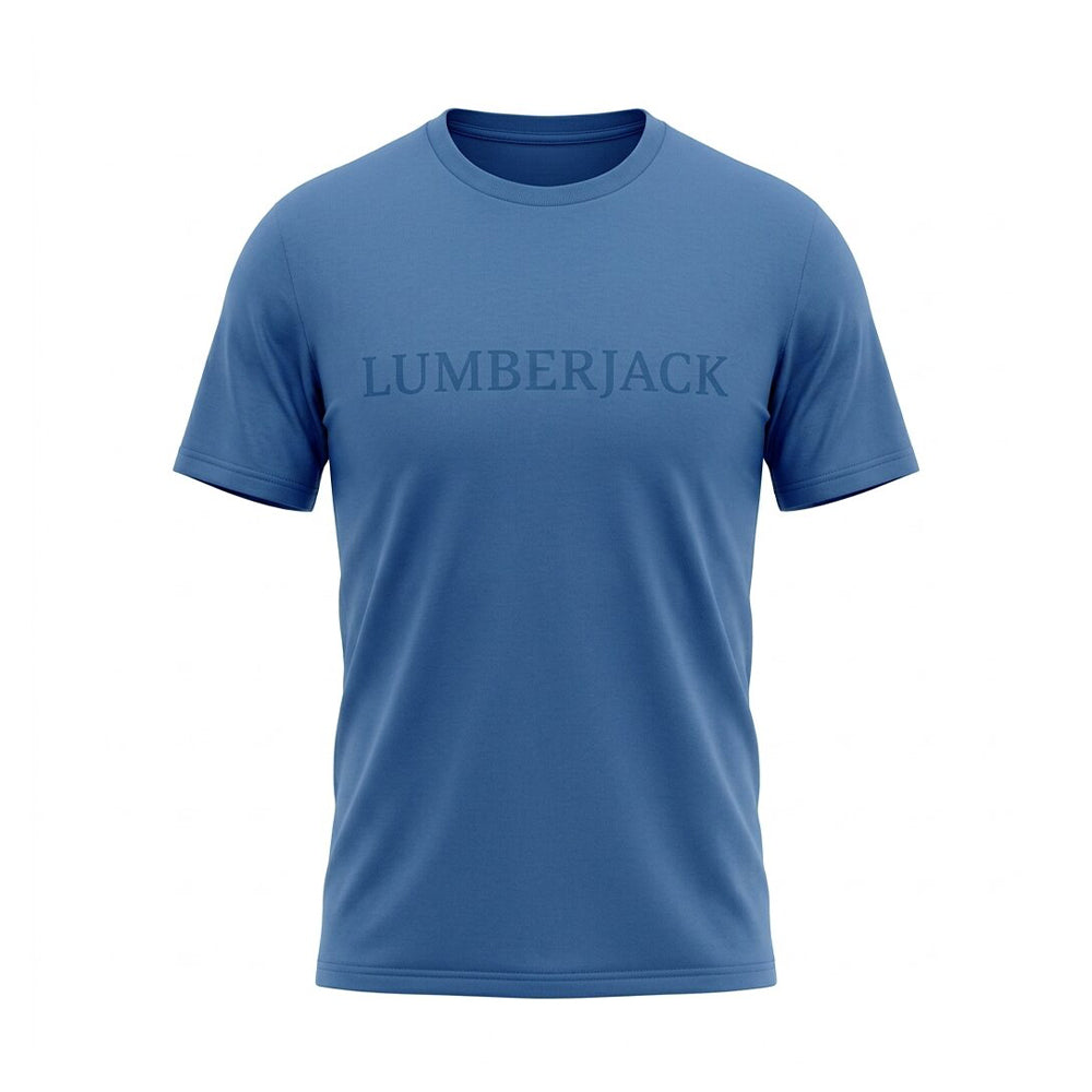 LUMBERJACK TEE BIG HORIZONTAL LOGO NAVY