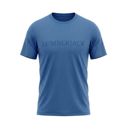 LUMBERJACK TEE BIG HORIZONTAL LOGO NAVY