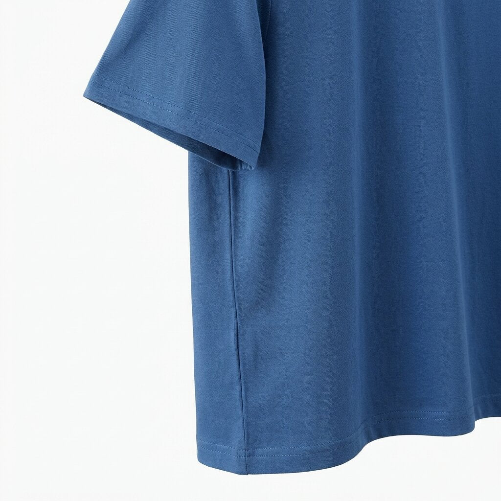 LUMBERJACK TEE BIG HORIZONTAL LOGO NAVY