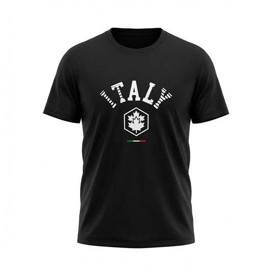 LUMBERJACK TEE ITALY BIG LOGO BLACK