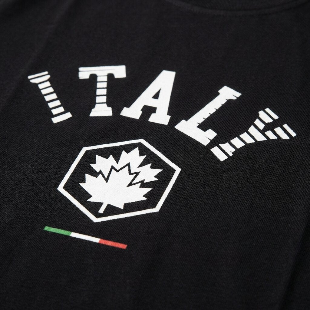 LUMBERJACK TEE ITALY BIG LOGO BLACK