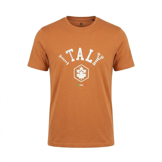 LUMBERJACK TEE ITALY BIG LOGO ORANGE