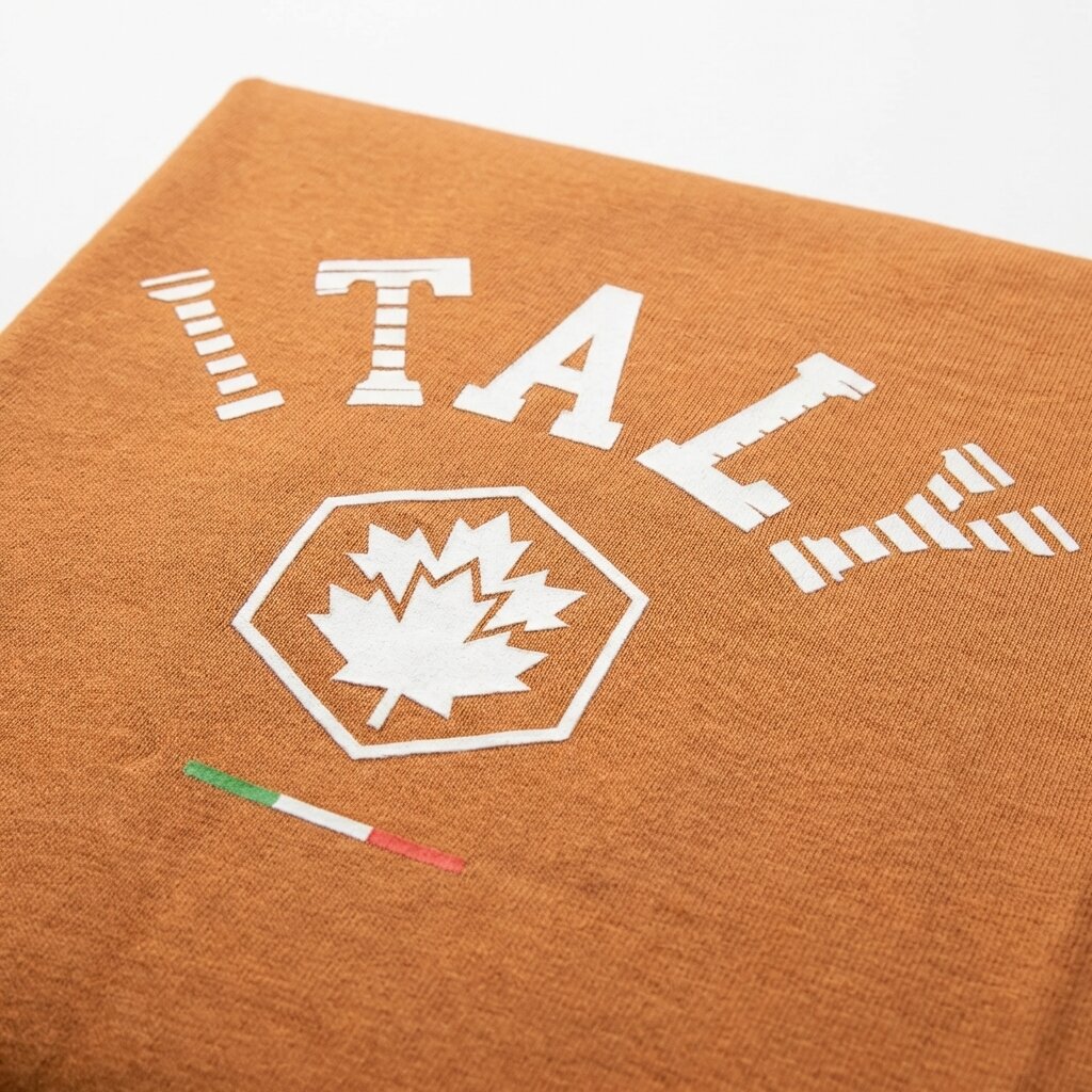 LUMBERJACK TEE ITALY BIG LOGO ORANGE