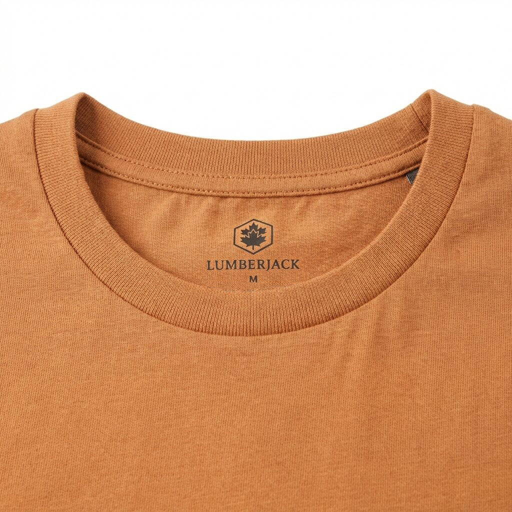 LUMBERJACK TEE ITALY BIG LOGO ORANGE