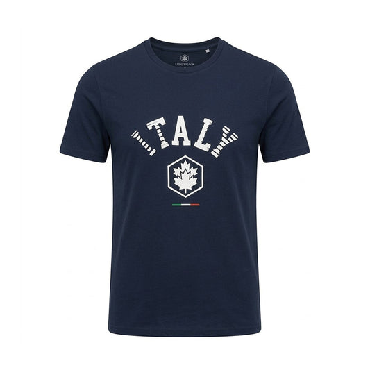 LUMBERJACK TEE ITALY BIG LOGO NAVY
