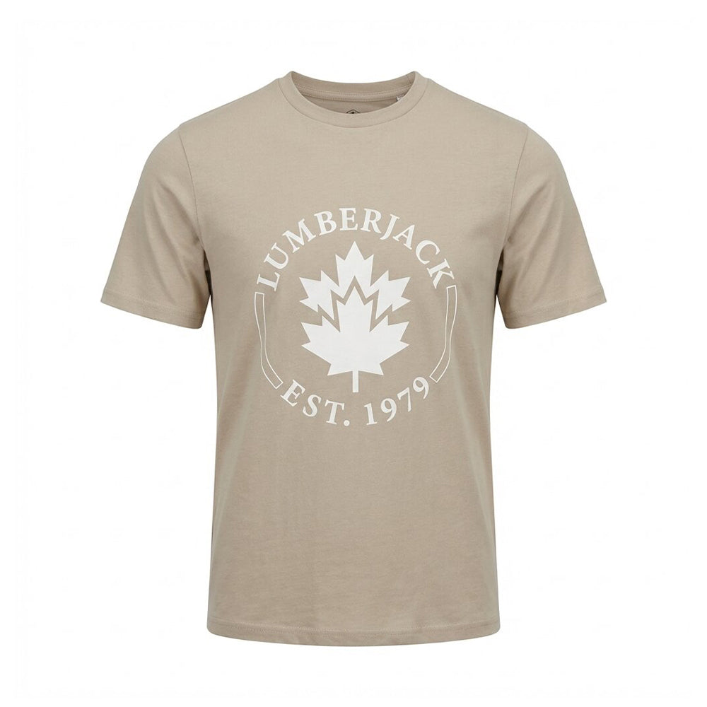 LUMBERJACK TEE EST 1979 BIG LOGO CAMEL