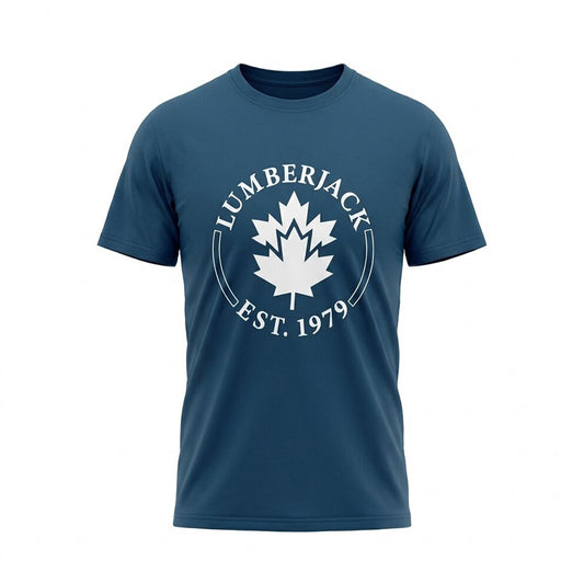 LUMBERJACK TEE EST 1979 BIG LOGO NAVY