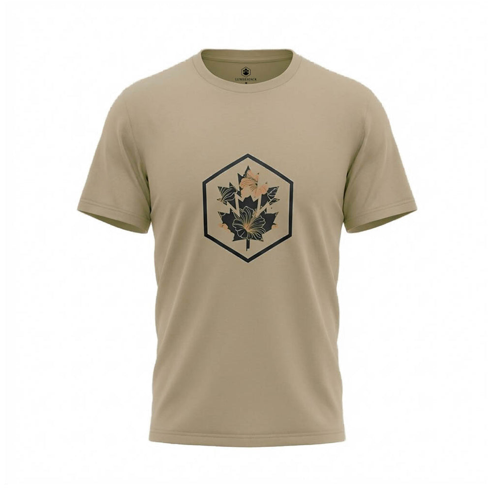 LUMBERJACK TEE BIG CAMOUFLAGE LOGO CAMEL