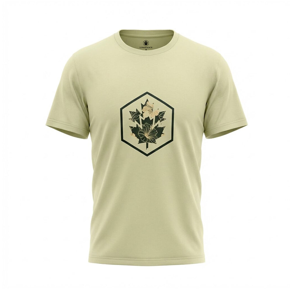 LUMBERJACK TEE BIG CAMOUFLAGE LOGO GREEN