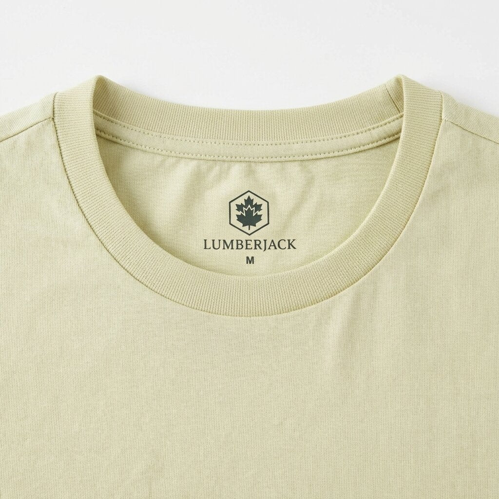 LUMBERJACK TEE BIG CAMOUFLAGE LOGO GREEN