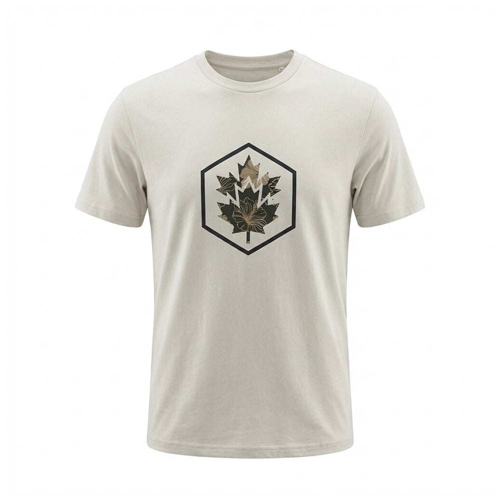LUMBERJACK TEE BIG CAMOUFLAGE LOGO GREY