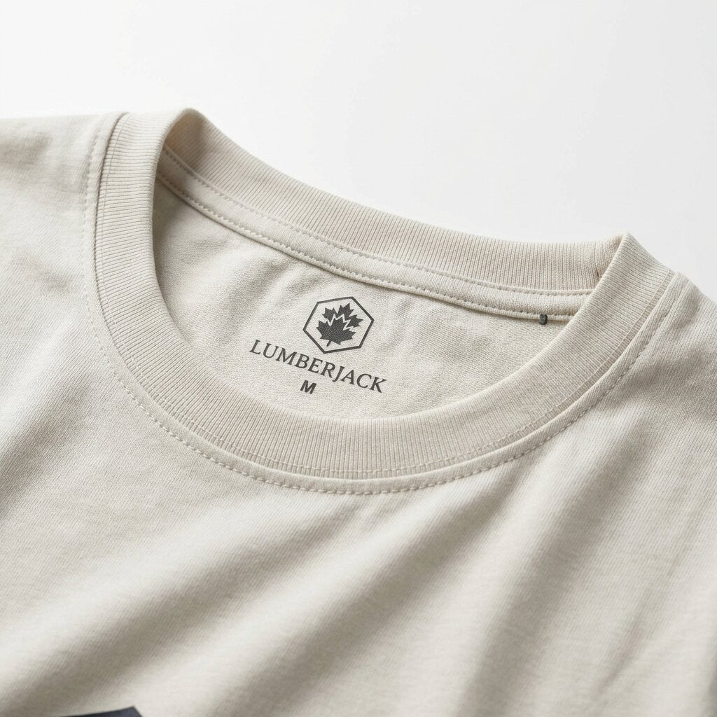 LUMBERJACK TEE BIG CAMOUFLAGE LOGO GREY