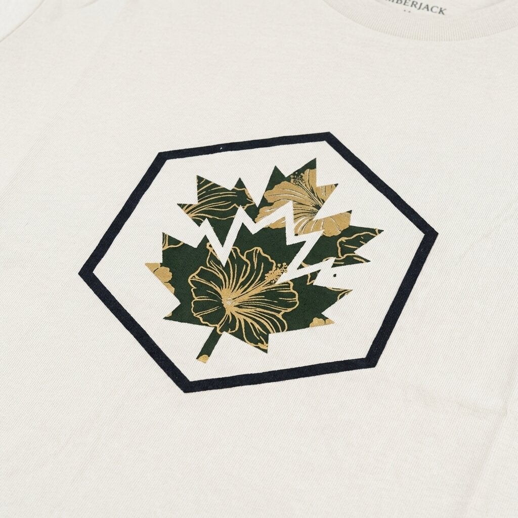 LUMBERJACK TEE BIG CAMOUFLAGE LOGO GREY