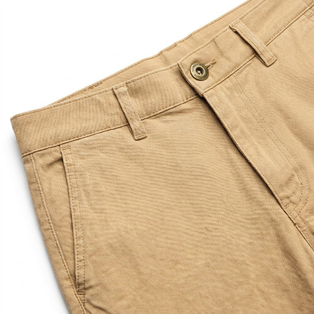 PANTALON TOILE LUMBERJACK HOMME BEIGE