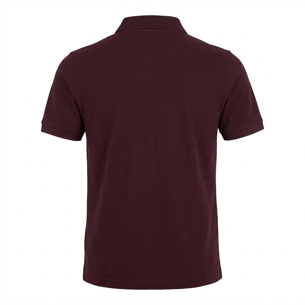 LUMBERJACK POLO ESSENTIALS MINI LOGO BURGENDY
