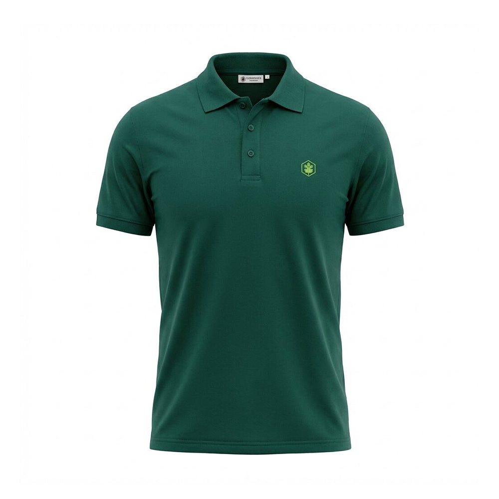 LUMBERJACK POLO ESSENTIALS MINI LOGO GREEN