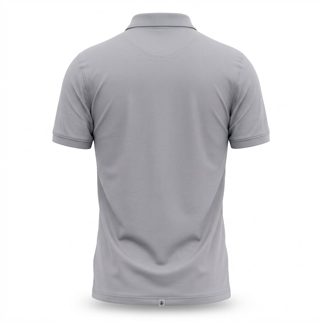 LUMBERJACK POLO ESSENTIALS MINI LOGO GREY