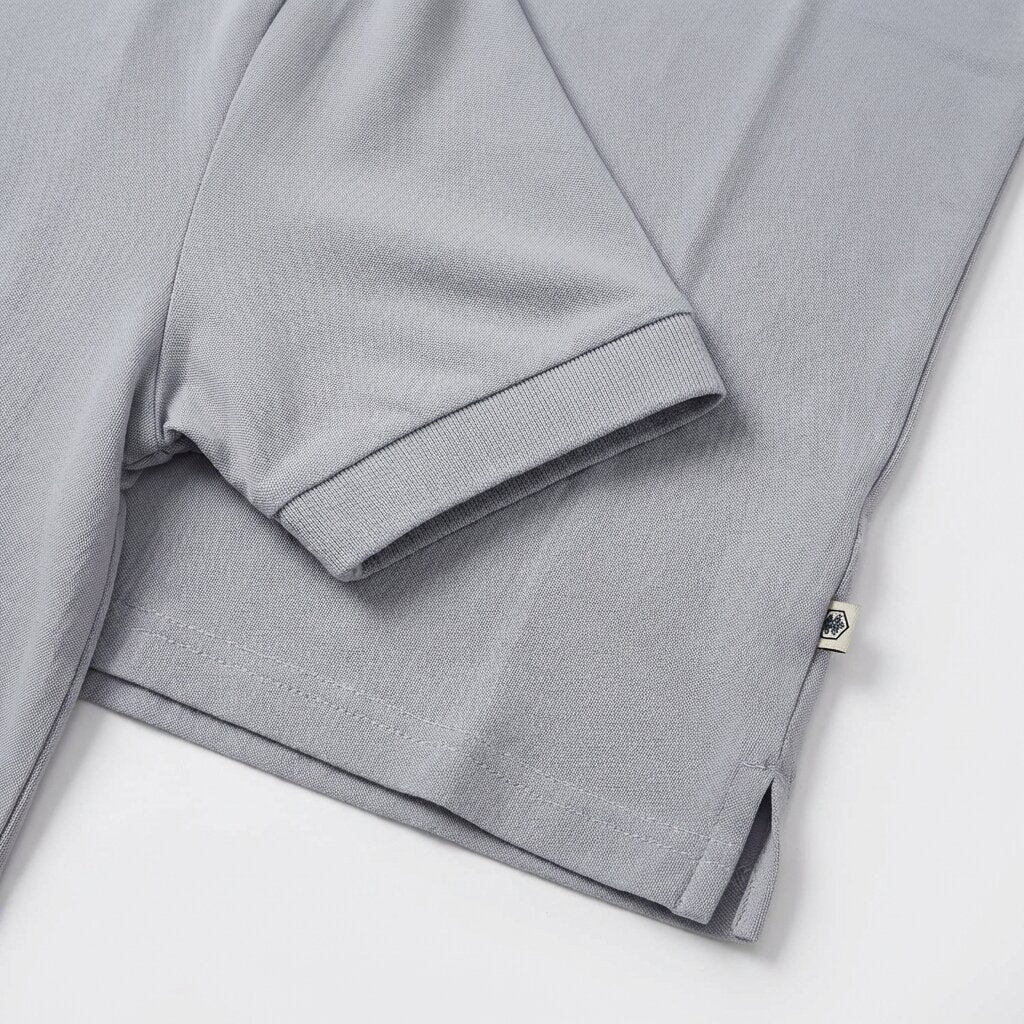 LUMBERJACK POLO ESSENTIALS MINI LOGO GREY
