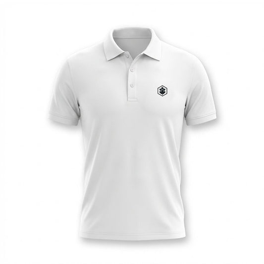 LUMBERJACK POLO MINI LOGO WHITE