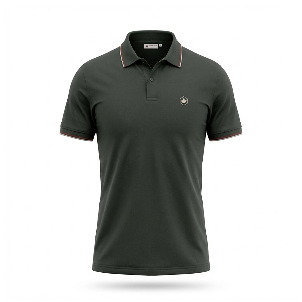 LUMBERJACK POLO SELECT MINI LOGO GREY