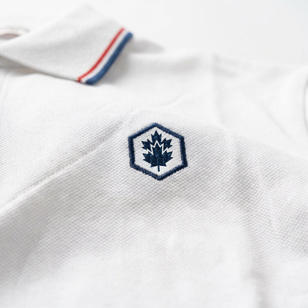 LUMBERJACK POLO SELECT MINI LOGO WHITE