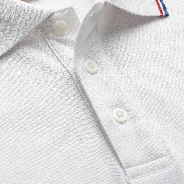LUMBERJACK POLO SELECT MINI LOGO WHITE