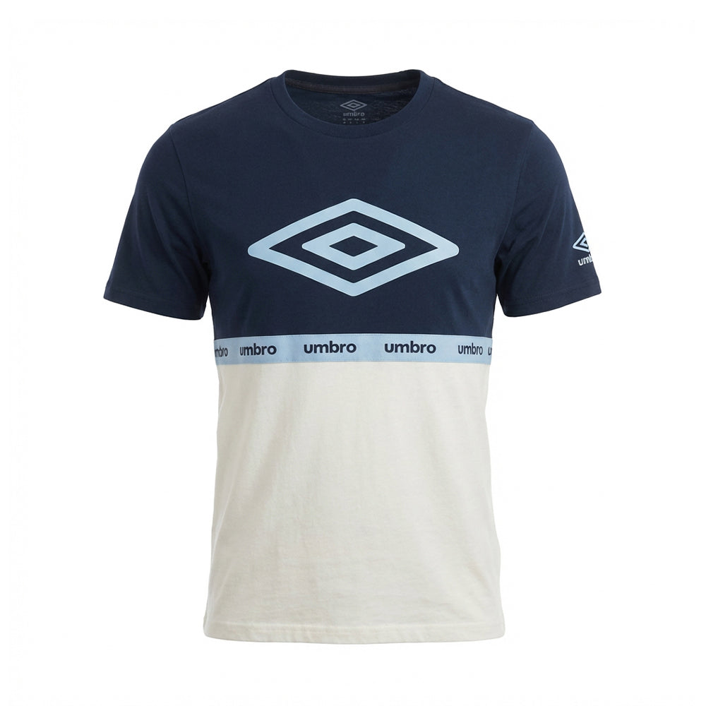 T-SHIRTS UMBRO ORIGINAL HOMME BLEU COTON 1