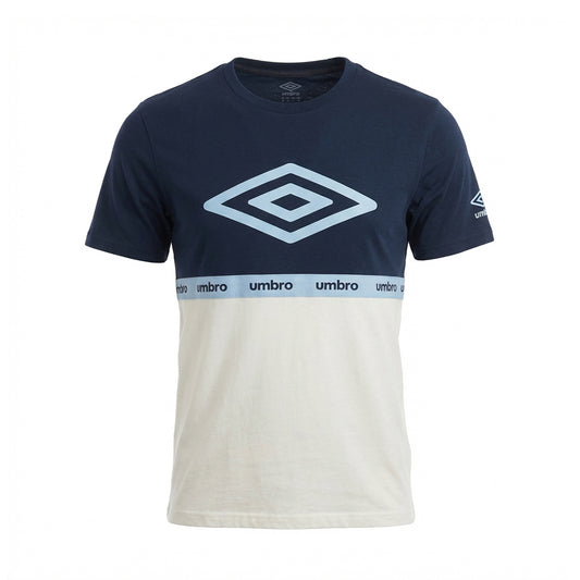 T-SHIRTS UMBRO ORIGINAL HOMME BLEU COTON 1