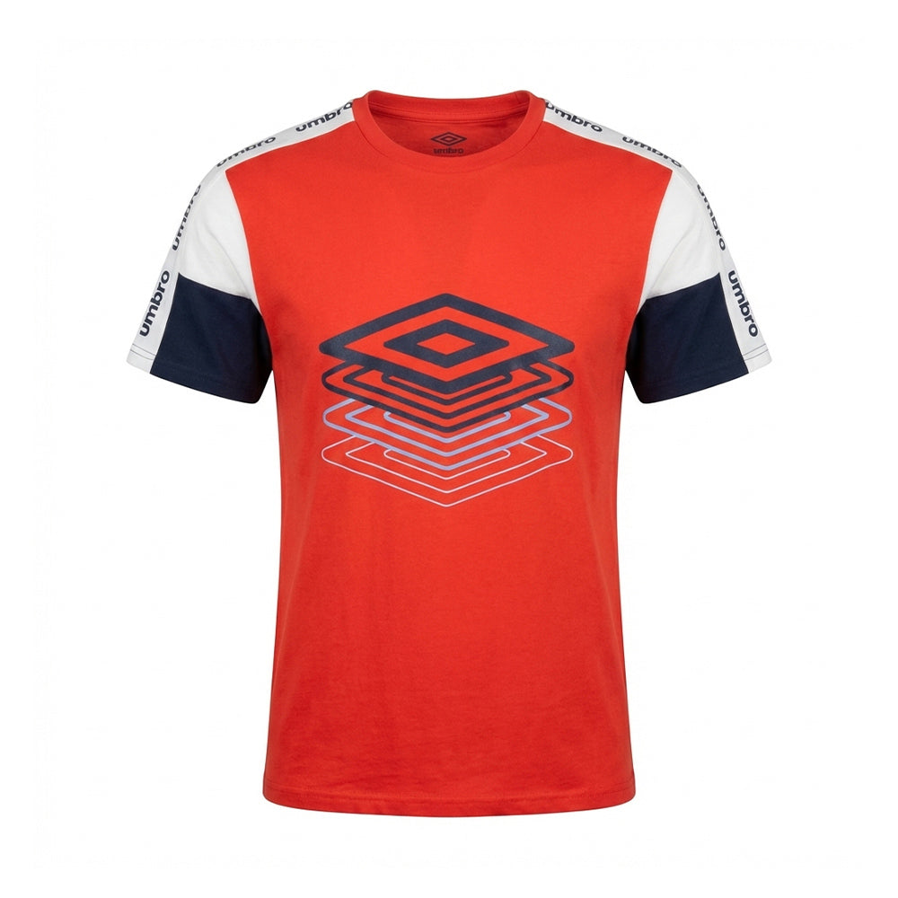 T-SHIRTS UMBRO ORIGINAL HOMME ROUGE COTON 2
