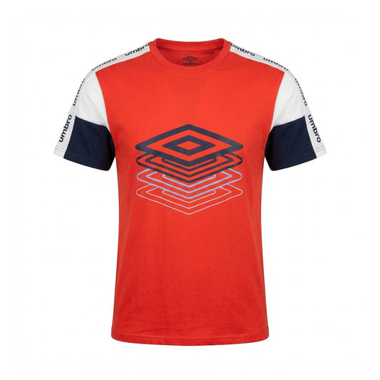 T-SHIRTS UMBRO ORIGINAL HOMME ROUGE COTON 2