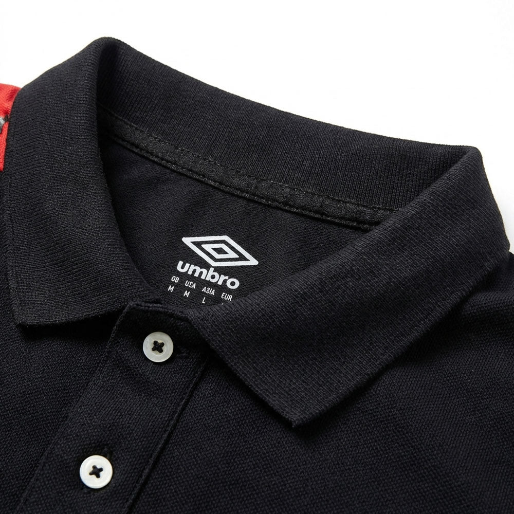 POLOS UMBRO ORIGINAL HOMME NOIR COTON 2