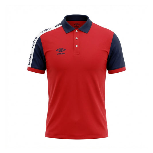 POLOS UMBRO ORIGINAL HOMME ROUGE COTON 1