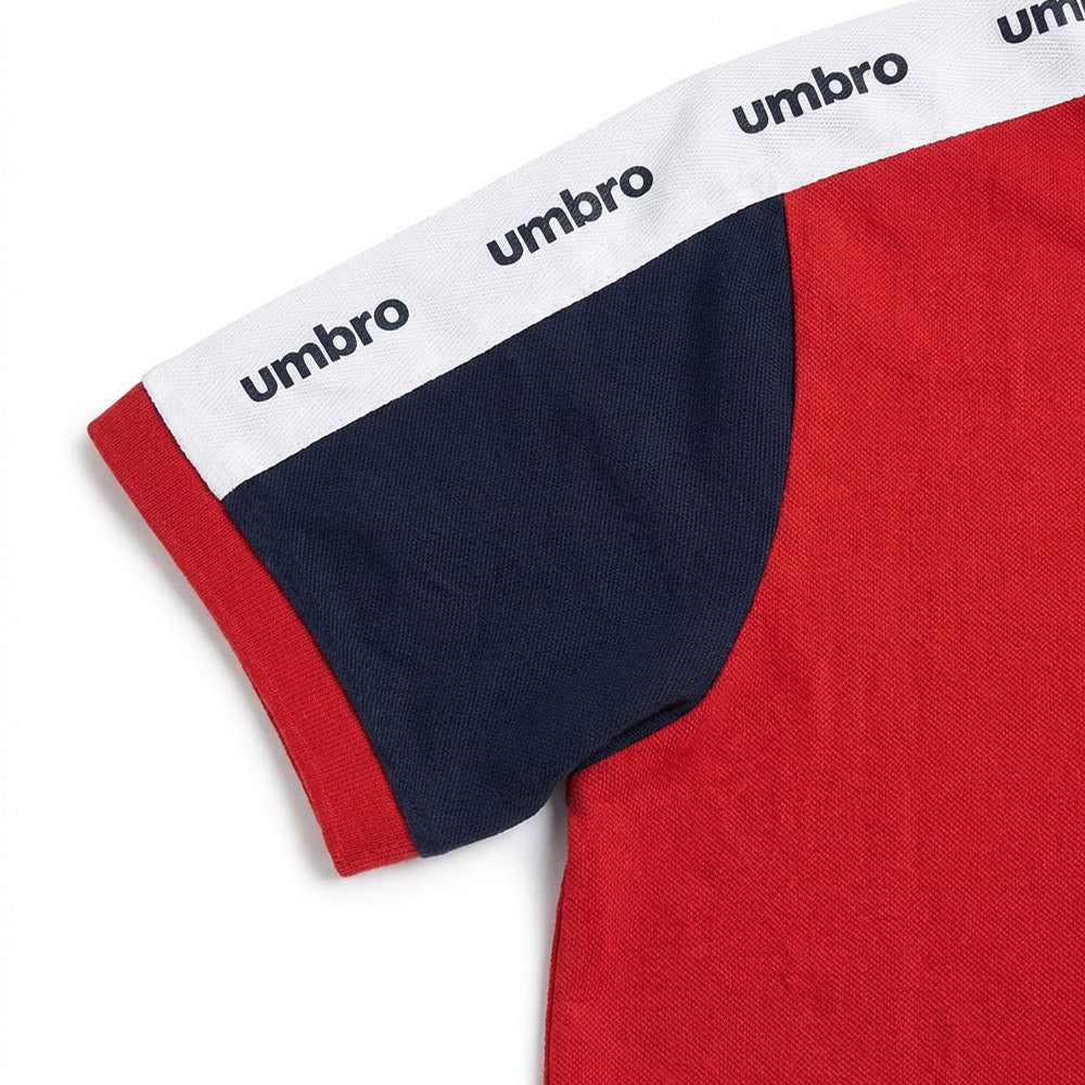 POLOS UMBRO ORIGINAL HOMME ROUGE COTON 1